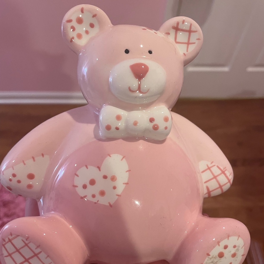 Ganz Collectable piggy bank. Teddy bear.